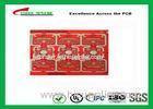 Thin Printed Circuit board 0.4mm 2layer PCB Red solder IPC standard with UL ROHS