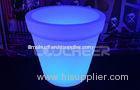 Rechargeable Led lighted garden pots Bule color , Glow led vase