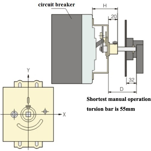 KXM2 series moulded case circuit breaker MCCB MCB