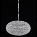 small circle iron crystal lamp bedroom chandelier Restaurant droplight