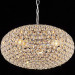 small circle iron crystal lamp bedroom chandelier Restaurant droplight