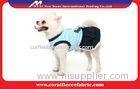 Navy Blue / Red Girl Dog Dress Cute Pet Clothes , Small Dog Coats for Winter