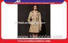 Waterproof fashion Ladies Windbreaker Coats and Jackets Khaki or Black