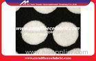 Soft Knitting Shu Velveteen Bonding Fabric Black and White for Home Beddings