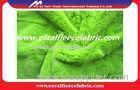 Green Polyester Warp Knitting PV Plush Fabric for Winter Garment / Shoes