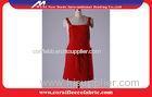Red / Black Chef Apron Uniform / Adjustable Restaurant Waiter Apron with Pocket