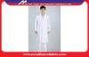 Cotton / Polyester White Physician Lab Coats Hospital Uniform with Name and Logo Printing