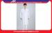Cotton / Polyester White Physician Lab Coats Hospital Uniform with Name and Logo Printing
