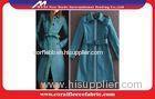 Light Blue Fashion Long Trench Jacket Overcoat Smart Casual Clothing for Lady