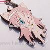 Japan 2d Soft PVC Keychain For Boys with Embossed Logo Animal Shape