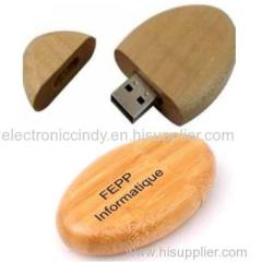 Wood custom-made USB flash drive