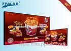 5.7mm Narrow Bezel Video Wall 3x3 Retail Digital Signage for Fast Food Shop