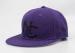 3D Puff Embroidered Purple Baseball Cap Snapback For Men / Women , OEM