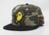 Cool Camouflage Printed Baseball Caps Acrylic 6 Panel 3D Puff / Flat Embroidery