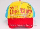 Fashion Girl / Ladies Mesh Baseball Trucker Hats Printed 5 Panels Multi Color