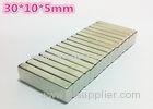 Industrial Block Strong Neodymium Magnets Nickel Plated Magnets 30*10*5mm