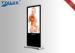 Android Digital Advertising Displays Monitor , Floor Standing Lcd Advertising Player