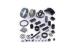 Heat sensitive Compression Bonded NdFeb Magnets with black / gray coating