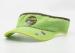 Adjustable Green Sun Visor Cap Cotton Embroidery For Summer 48 - 55 CM