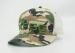 Personalized Green Mesh Snapback Trucker Camouflage Hats , Camo Ball Caps