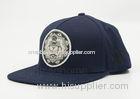 Patch Logo Cotton Baseball Caps Customized Design Snap Back For Adults