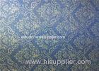 Navy Blue Noise Reduction Acoustic Fabric Wall Panels with Gold Stamp