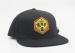 Cool Embroidery / Woven Patch Flat Bill Hats Cotton Twill Snap Back Flat Brim