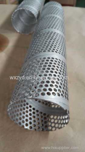 Zhi Yi Da stainless steel spiral welded 304 perforated filter elements air center core filter frames 304 metal pipes