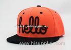 100% Acrylic Six Panel Custom Baseball Caps Embroidered For Youth 56 - 60cm