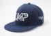 OEM 3D Embroidered Snapback Hip-Hop Baseball Caps Blue Flat Rounded Brim