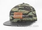 Unisex Adult Printed Snapback Camo Baseball Caps 100% Cotton Twill