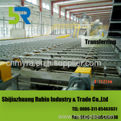 Gypsum board production line plant with high efficiency