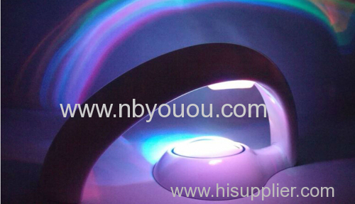 Newest led projector lamp/night light that project rainbow/children projector lamp