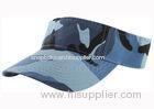 Fashion Multi-Color Acrylic Sun Cap Visor , Sports Golf Hat Without Crown