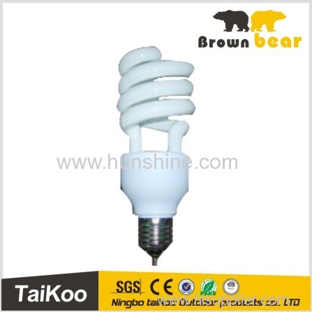 half spiral energy saving bulb e27