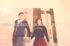 High-grade Korean gold stamped cover apparel catalogue softcover book printing online