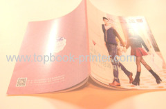 High-grade Korean gold stamped cover apparel catalogue softcover book printing online