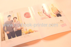 High-grade Korean gold stamped cover apparel catalogue softcover book printing online