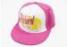 Promotional Snapback Baseball Flat Bill Caps / Kids Baseball Hats Red With White