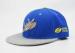 100% Acrylic Adult Snapback Baseball Caps Blue With Gray Brim 22 - 23.6 Inch