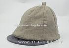 Adults Linen Peaked Duckbill Hat With Lining / Brim For Men / Women