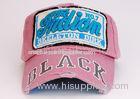 Colorful Patch Embroidery Printed Baseball Caps Cotton For Unisex Adults