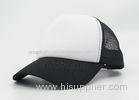 Cool Blank Plain Trucker Hats Sponge Mesh For Sports / Driving 23 Inch