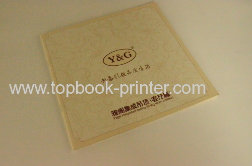 Design and print FSC ivory board cover landscape home decoration softcover book