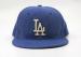 Customized Acrylic Blue Flat Bill Hats 3D Embroidered Snapback Adjustable