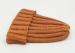 Flexible Woolen / Cotton Winter Beanie Hats Orange For Kids / Children