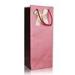 Eco Friendly Reusable Paper Wine Bottle Bags / Promotion Single Wine Bottle Gift Bags