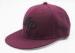 Dark Red Children Snapback Baseball Caps With 100% Cotton Twill Sweatband