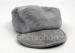 Customized Men / Women Cotton Military Cap Blank Flexfit Grey With Curved Brim