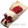 Custom Kraft Paper Wrapping Sheets Recycled Floral Flower Bouquet Packaging Sheets